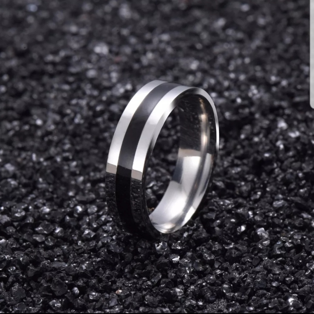 Stainless Steel Rings Smooth Simple - Picture 2 of 4